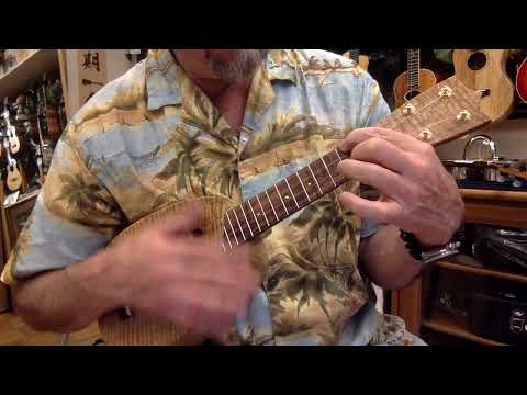 Ukulele Mania Demo "Aloha Oe" on Cheezy® Curly Mango Pineapple Soprano #5397