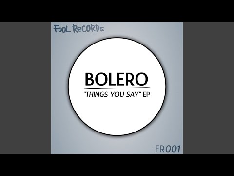 Things You Say (Original Mix)