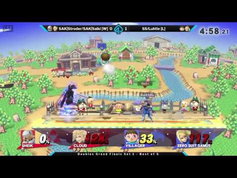 Gambit: June Doubles Grand Finals - Stroder/Saiki (Red) vs SS/Luhtie (Blue)