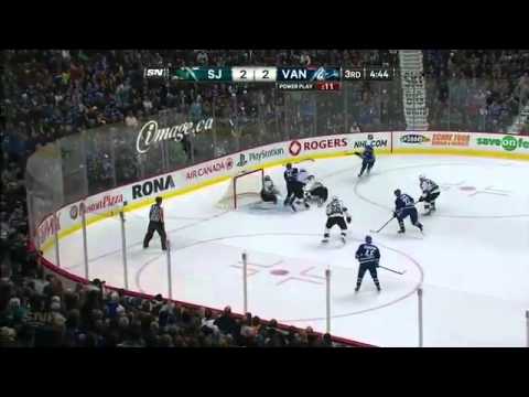 Canucks vs Sharks Highlights 3/5/13