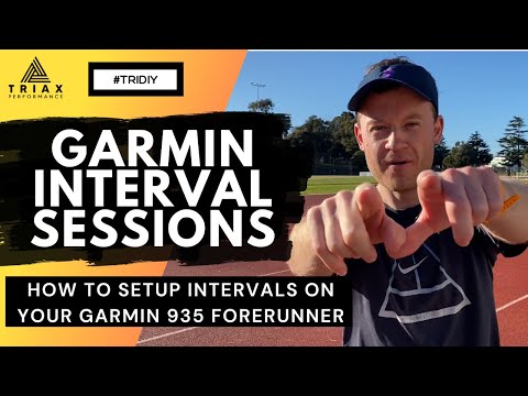 How to set up interval running sessions on your Garmin Forerunner 935