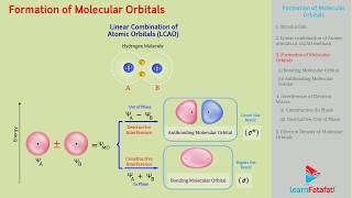 Chemical Bonding and Molecular Structure Class 11 Chemistry - Formation of Molecular Orbitals