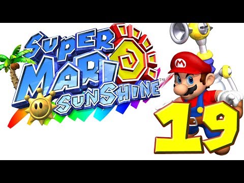 Super Mario Sunshine playthrough pt19 - Sky High Red Coins
