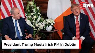 FULL MEETING: President Trump Meets Ireland’s PM Micheál Martin at Farmleigh House Dublin | AC14