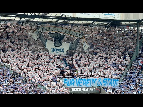 Choreo & Support im Spiel F.C. Hansa Rostock – 1. FC Nürnberg 2:0 (30.07.2023)