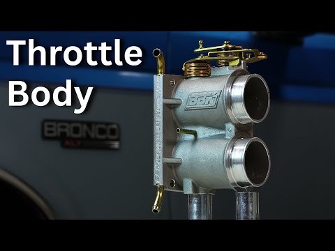 Install BBK Throttle Body | 1985-1996 Ford Bronco F150 Port Matching | Bronco Restoration