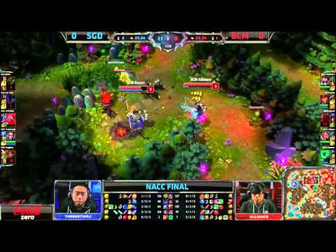 Sergio's Dream vs Blue Caster Minions | Game 1 NACC 2014 Finals | SGD vs BCM G1