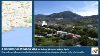 preview picture of video '4 dormitorios 2 baños Villa se Vende en Venta Baja, Alcaucin, Malaga, Spain'