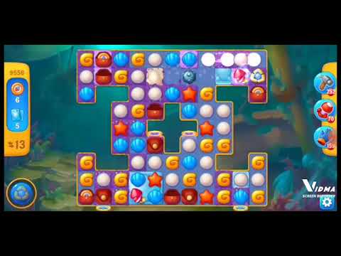 Fishdom. 9556 level no boosters and diamonds. 19 moves