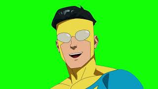 Invincible "you might as well give up, I'm Invincible" green screen