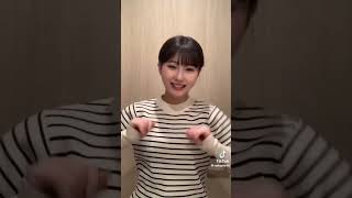 こんな元気に暴れるものなんですかね？笑ブラつけてます？??? #tiktok #田中美久 #hkt48