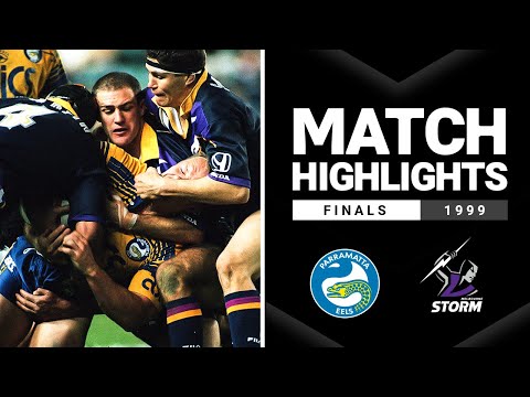 NRL Highlights | Eels v Storm Preliminary Final, 1999 | Classic Match Highlights