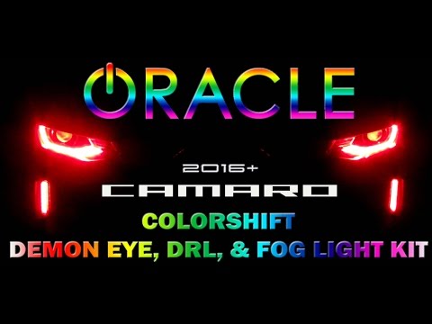 2016+ Camaro ORACLE RGB Demon Eyes, DRLs, & Fog Light Installation