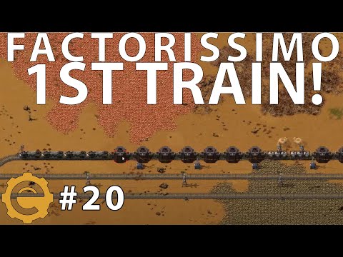 First train! | Factorio Factorissimo #20