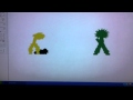 Goku Super Sayian 2 Transformation Against Broly