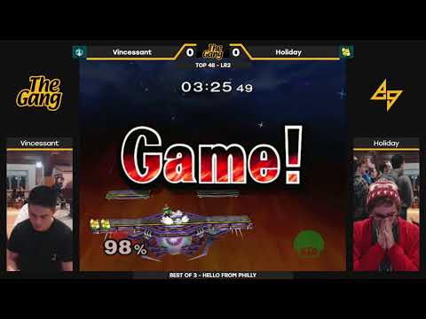 The Gang: LR2 — Vincessant (Peach) vs. Holiday (Fox) — SSBM Singles