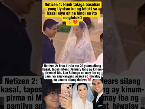 LEA SALONGA AT HUSBAND NITO, HIWALAY NA #shorts