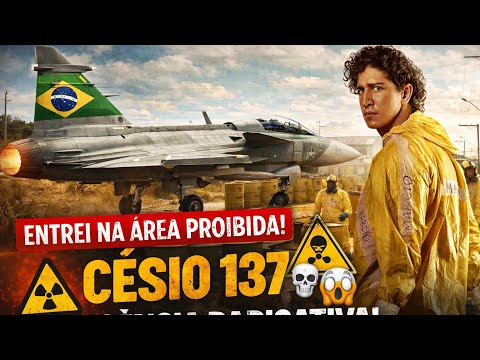 INVADI O LOCAL DO CÉSIO 137 😱 POUSO PROIBIDO EM ABADIA DE GOIÁS COM GRIPEN!