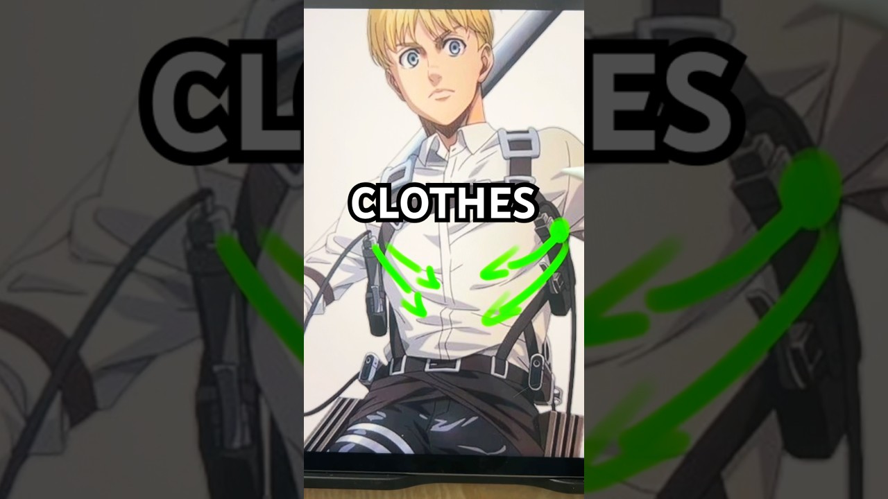 Art tip for drawing clothes👚 #art #drawing #arttutorial #arttips