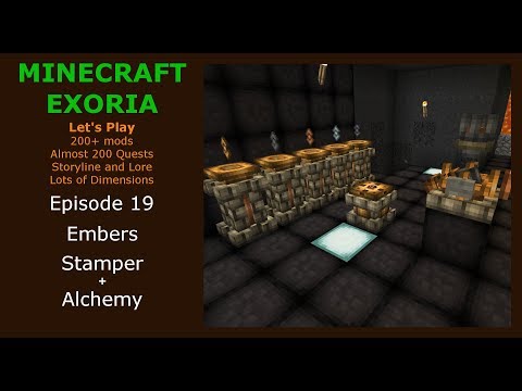 CaddyWhumpusGamer - Minecraft Exoria Ep 19 Embers Stamper and Alchemy