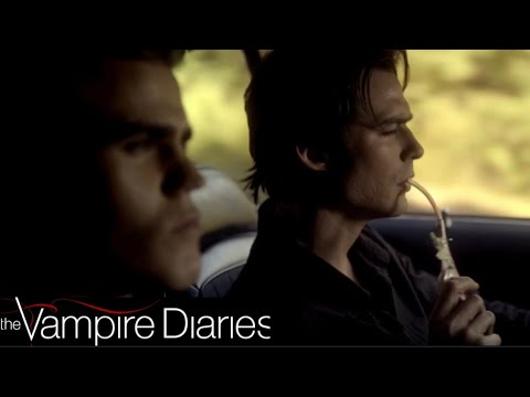 TVD 2x8 - Stefan tells Damon he’s been drinking Elena’s Blood & Elijah Arrives