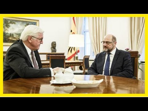 Schulz bei steinmeier: druck auf die spd - von allen seiten