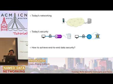 NDN Security Concepts and Tools: Introduction - Lixia Zhang / NDN Tutorial @ ACM ICN 2018