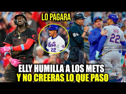 This is how Elly de la Cruz humiliated the Mets, and this is what Juan Soto did to shut him up | MLB