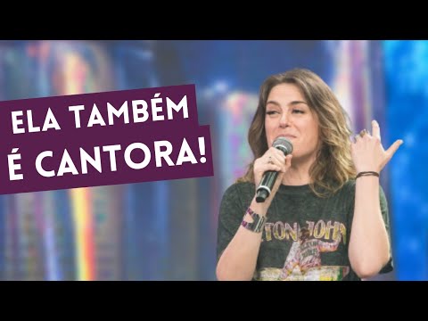 Alessandra Maestrini canta a cappella e impressiona Faustão