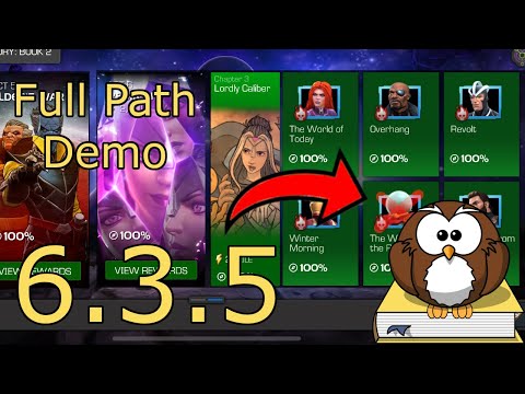 Full Run Through of 6.3.5 The World for the People- Easy Path - 2024 - MCOC