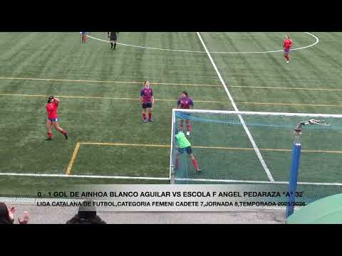 0 - 1 GOL DE AINHOA VS ESCOLA F ANGEL PEDRAZA "A"