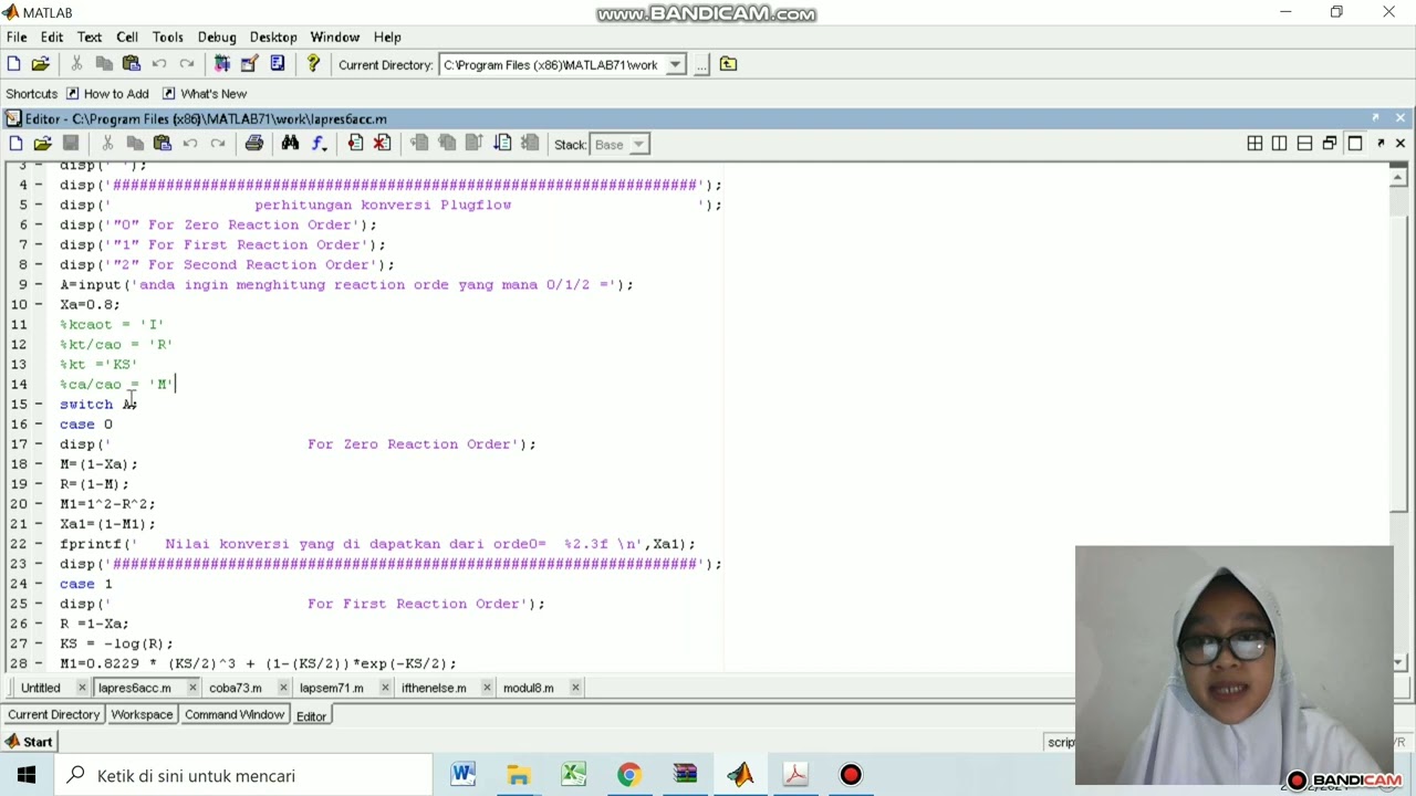Pemograman pascal dan aplikasi matlab