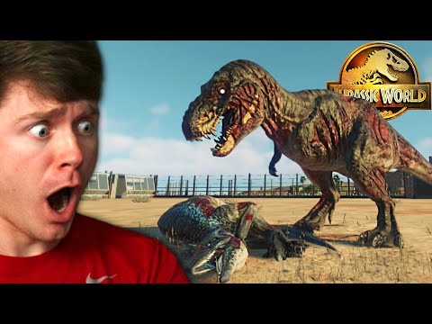ZOMBIE T-REX in JURASSIC WORLD EVOLUTION 2!?