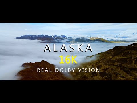 Alaska | Real Dolby Vision | 16K HDR | Scenic Relaxation Film with Calming Music