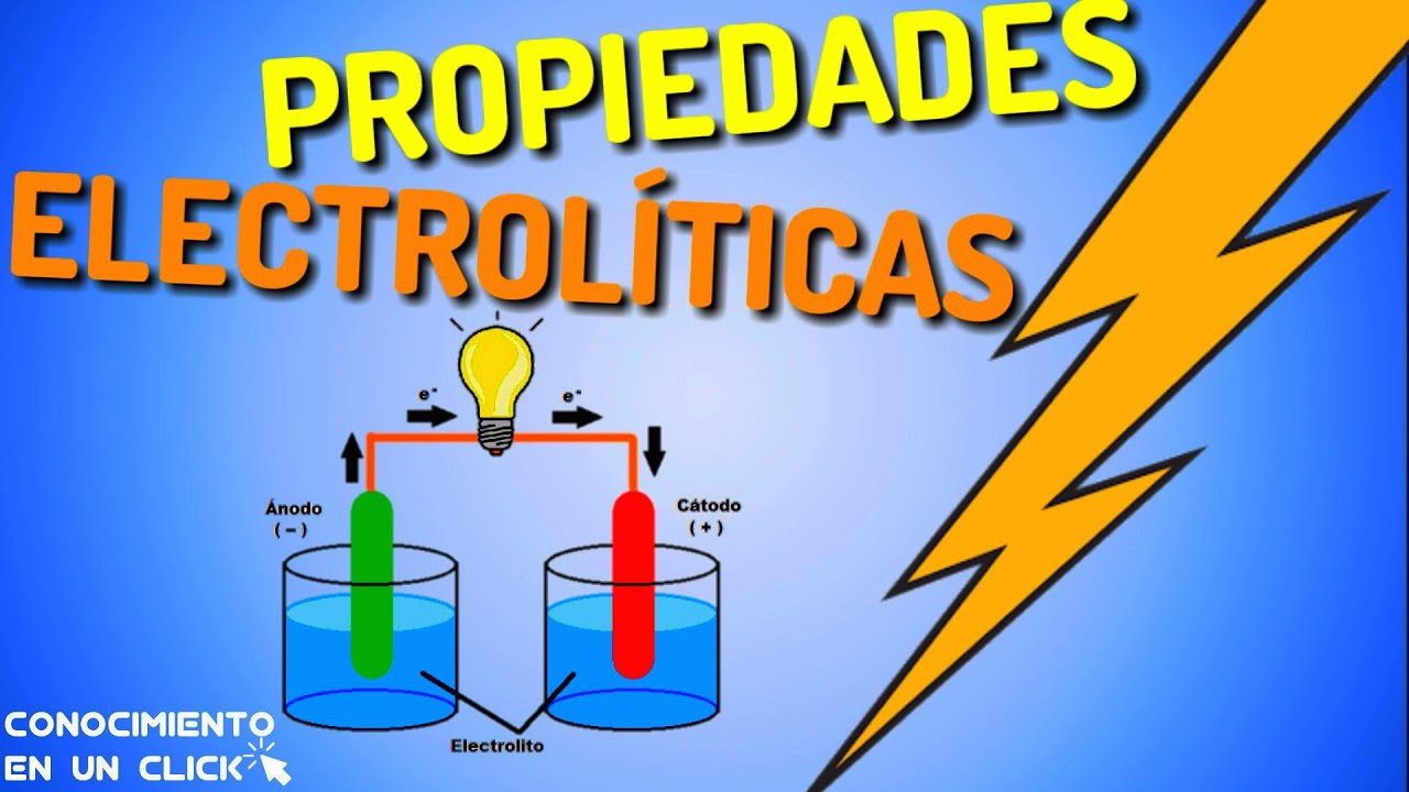 Propiedades electrolíticas de las disoluciones acuosas [Electrólito y NO Electrólito]