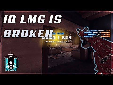 IQ's LMG is Broken |  Rainbow 6 Siege Highlights