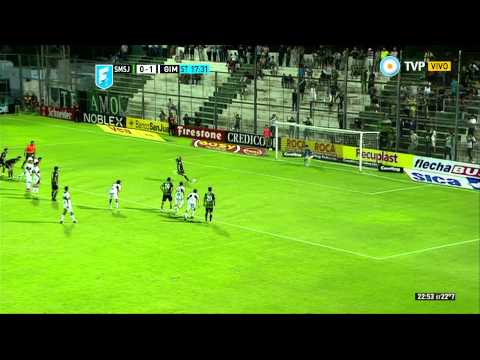 Gol de Vera. San Martín (SJ) 1 - Gimnasia LP 1 | Primera División 2015 - Fecha 2