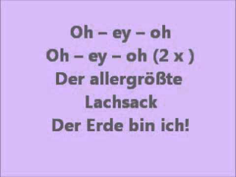 Elena Spörl-Der Lachsack lyrics karaoke
