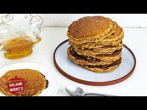 Pancakes Healthy Au Flocons D Avoine Recette Facile Et Rapide