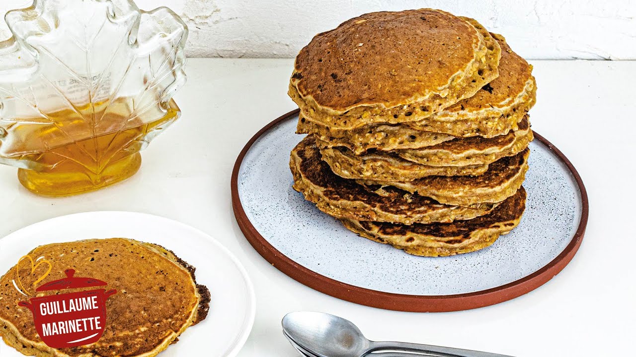 Pancake healthy aux flocons d'avoine, comment faire  Recette facile et rapide !