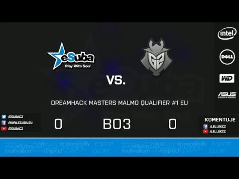 13.3.2016 CS:GO DH MASTERS MALMO CLOSED QUALI vs G2 [CZ]