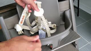 How to adjust Stokke Tripp Trapp Harness Straps (2020 and newer)