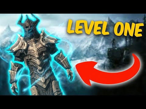 Skyrim - How To Get Dragon Bone Armor at level 1 (Anniversary)