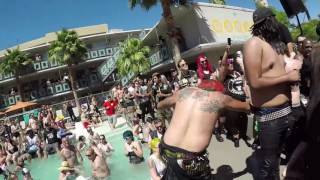 The Varukers PRB pool party