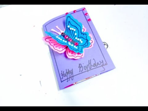 Beautiful Handmade Birthday Card//Birthday card idea.