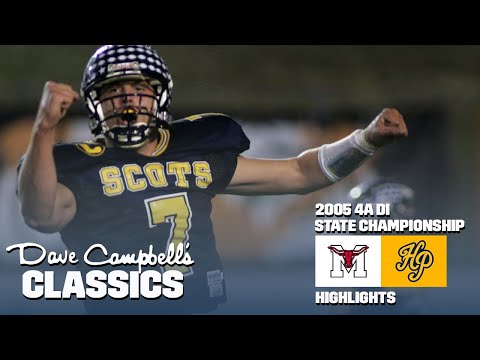 Highland Park Scots vs Marshall Mavericks Highlights | 2005 4A DI State Championship
