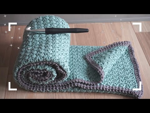 So easy! Crochet Baby Blanket Agave, en subtitles