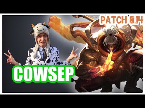 Cowsep | JAX vs KAYN | JAX Jungle | Master YI Gameplay | Patch 8.14