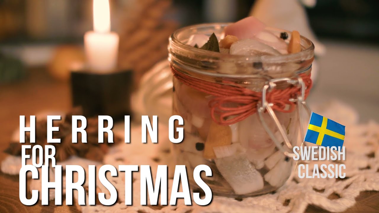 Pickled herring for Christmas