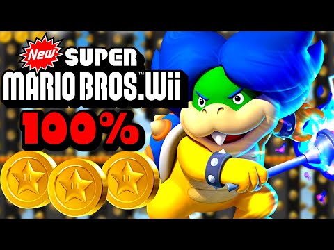 New Super Mario Bros. Wii 100% Walktrough 🎉 All Star Coins #14